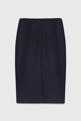 Ultimate Wool Pencil Skirt Navy