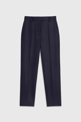 Ultimate Wool Trousers Slim-Leg Navy