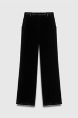 Lexington Flared Trousers Black Velvet