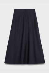 Ciano Skirt Navy Wool Blend