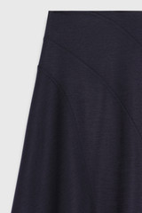Ciano Skirt Navy Wool Blend