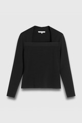 Sculpt Knit Carlisle Top Black Sculpt Knit Carlisle Top Black