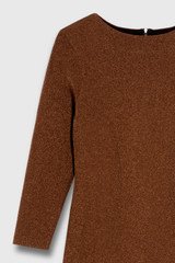 Giverny Dress Bronze Metallic Knit