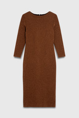 Giverny Dress Bronze Metallic Knit