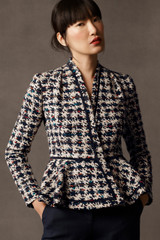 Corla Jacket Navy Multicolour Tweed