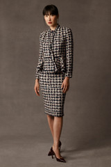 Corla Jacket Navy Multicolour Tweed
