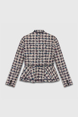 Corla Jacket Navy Multicolour Tweed
