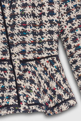 Corla Jacket Navy Multicolour Tweed