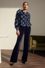 Corvetto Jacket Midnight Blue Silk Fil Coupe