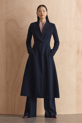 Finchley Coat Navy Crepe Finchley Coat Navy Crepe