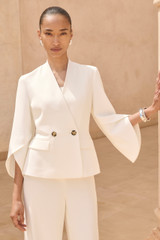 Clever Crepe Ansdell Jacket Ivory