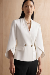 Clever Crepe Ansdell Jacket Ivory Clever Crepe Ansdell Jacket Ivory