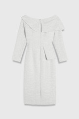 Palmerston Tweed Dress Winter White Palmerston Tweed Dress Winter White