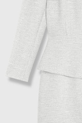 Palmerston Tweed Dress Winter White Palmerston Tweed Dress Winter White
