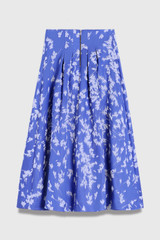Savanna Jacquard Skirt Hydrangea Blue And Ivory