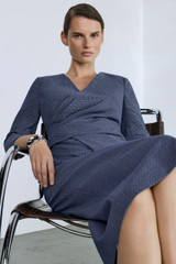 Kerrison Jacquard Skirt Blue Multicolour