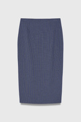 Kerrison Jacquard Skirt Blue Multicolour