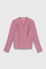 Lyra Silk Blouse Rose Pink