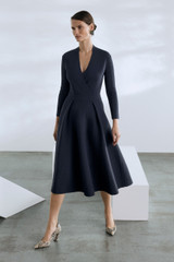 Lamont Sculpt Knit Dress Navy Lamont Sculpt Knit Dress Navy