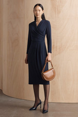 Taviano Jersey Dress Navy Taviano Jersey Dress Navy