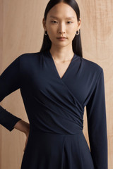 Taviano Jersey Dress Navy Taviano Jersey Dress Navy