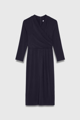 Taviano Jersey Dress Navy