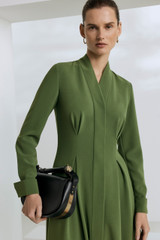 Doppio Crepe Andria Dress Spring Green