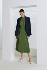 Doppio Crepe Andria Dress Spring Green
