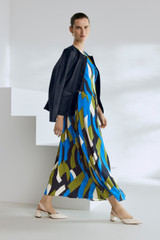 Mariano Crepe Dress Blue Multicolour Mariano Crepe Dress Blue Multicolour