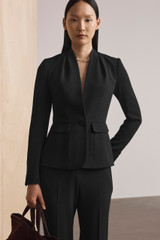 Clever Crepe Mira Jacket Black Clever Crepe Mira Jacket Black