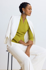 Eldia Sculpt Knit Long Sleeve Top Chartreuse Eldia Sculpt Knit Long Sleeve Top Chartreuse