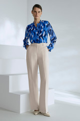 Tierney Georgette Blouse Blue Multicolour