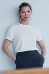 Roche Silk Top Ivory