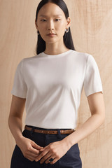 Roche Silk Top Ivory Roche Silk Top Ivory