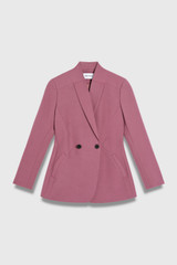 365 Pure Wool Arles Jacket Dark Rose Pink