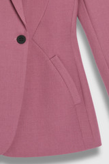 365 Pure Wool Arles Jacket Dark Rose Pink
