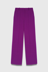 Adelaide Sculpt Stretch Crepe Wide-Leg Trousers Vivid Berry
