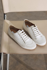 Pescara Leather Sneakers Ivory