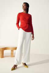 Clever Crepe Barley Top Summer Red Clever Crepe Barley Top Summer Red