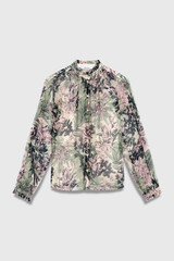 Cecina Georgette Blouse Pink Multicolour