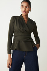 Belleville Top Khaki 4-Way Stretch Twill Belleville Top Khaki 4-Way Stretch Twill