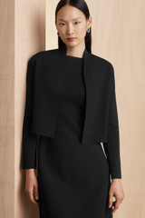Miri Sculpt Knit Jacket Black Miri Sculpt Knit Jacket Black
