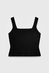 Keighley Sculpt Knit Top Black Keighley Sculpt Knit Top Black