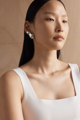 Keighley Sculpt Knit Top Ivory Keighley Sculpt Knit Top Ivory
