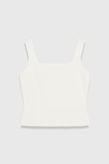 Keighley Sculpt Knit Top Ivory