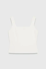 Keighley Sculpt Knit Top Ivory