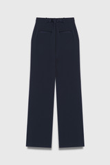 Clever Crepe Lexington Flared Trousers Navy