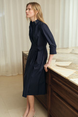 Sedona Cotton Dress Navy