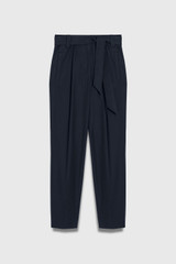 Sennen Cotton Straight-Leg Trousers Navy