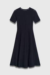 Alserio Stretch Knit Dress Navy Alserio Stretch Knit Dress Navy